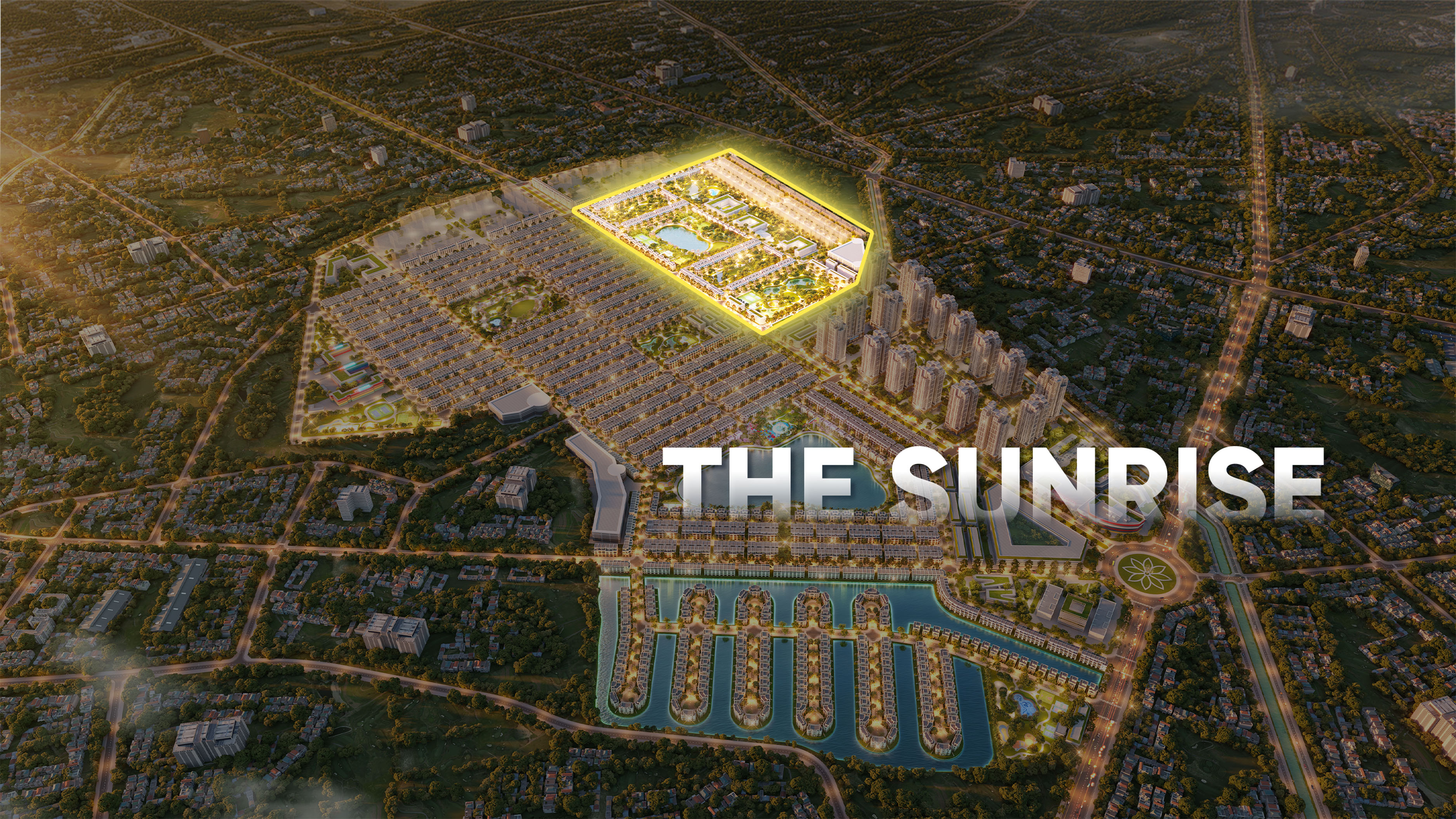 Mặt bằng PHÂN KHU THE SUNRISE - VINHOMES GREEN CITY